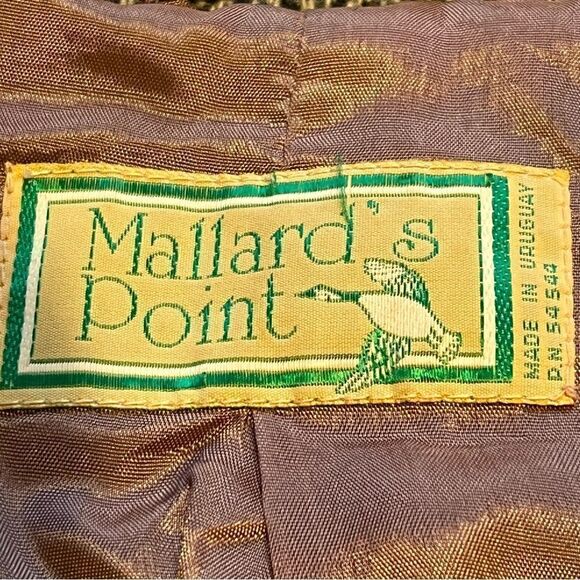 Women's Mallard's Point Herring Bone Wool Suit Jacket Grey/Cream Size 5/6 - Picture 4 of 8